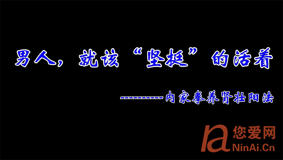 《内家拳养肾壮阳功》视频+pdf